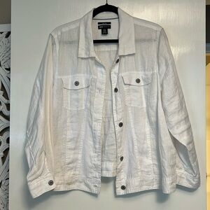 Jones New York Linen Jacket